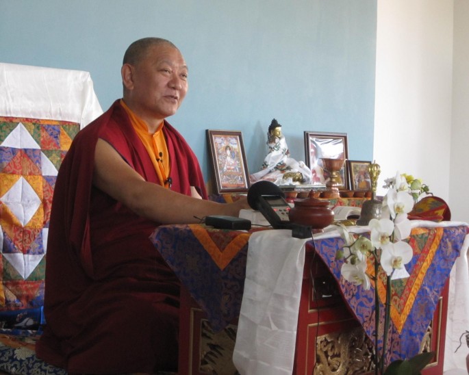 Ringu Tulku Rinpoche, August 2012. Photo: Kirsi Heikkilä-Tammi.